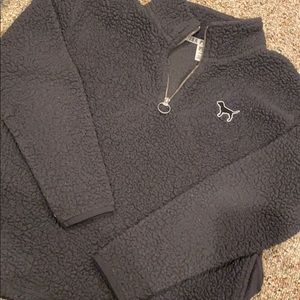 Pink Victoria’s Secret Sherpa Pullover!